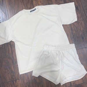 Nasty Gal Terry Cloth Lounge Set